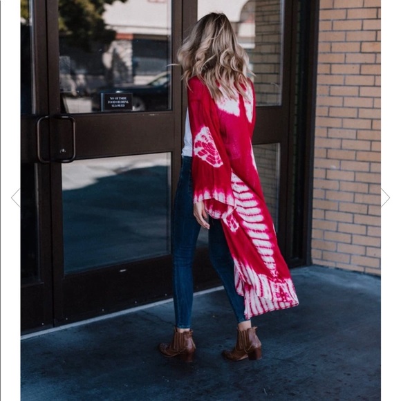 Tie Dye kimono - Picture 2 of 2